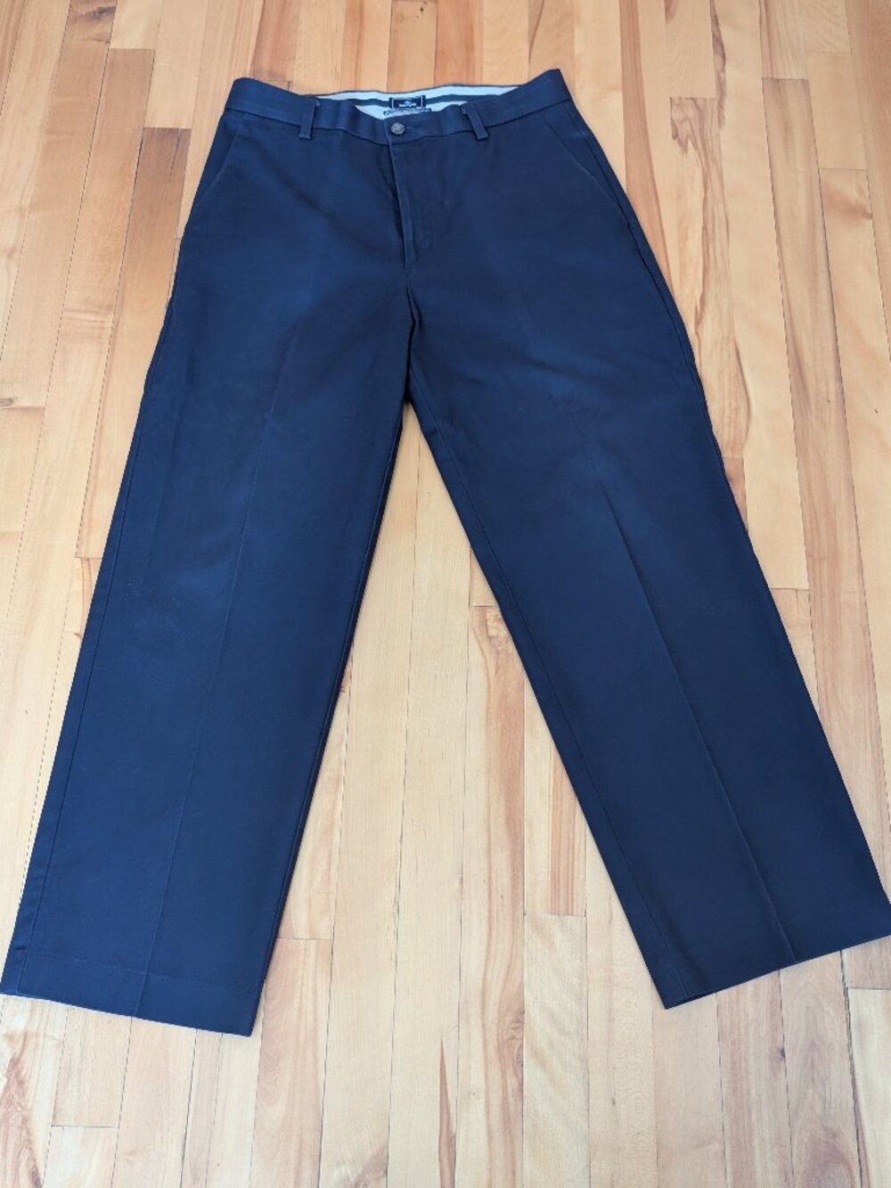 Dockers Mens Classic Fit 32X30 Cotton Marine Blue Pants